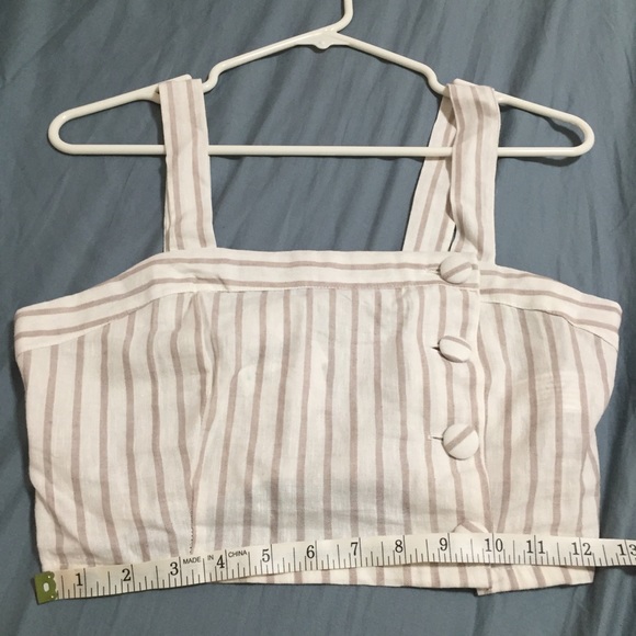 NWT Forever 21 Cream Cropped Tube Top Size S - Picture 5 of 8